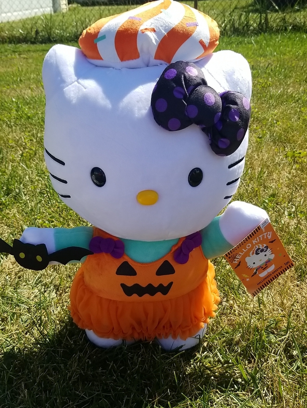 🎃Hello Kitty 🦇Halloween Plush Greeter, 19.7 in🍭